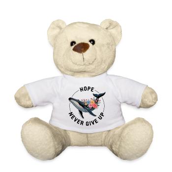 NE JAMAIS ABANDONNER • CHEMISE DE FAN - Nounours - blanc - Devant