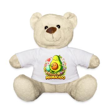 Mamacado Avocado - Lustiges Mama Kawaii Design - Teddy - Weiß - Vorne