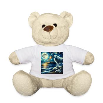 Polarwolf Starry Night - Teddy - Weiß - Vorne