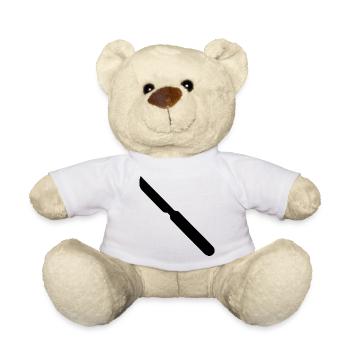 Scalpel - Teddy Bear - white - Front