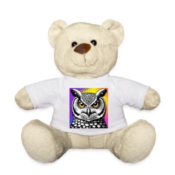 Eule - Teddy - Weiß - Vorne
