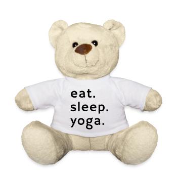Eat. Sleep. Yoga. – The Yoga Life - Teddy - Weiß - Vorne