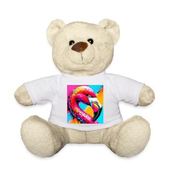 Flamant - Nounours - blanc - Devant