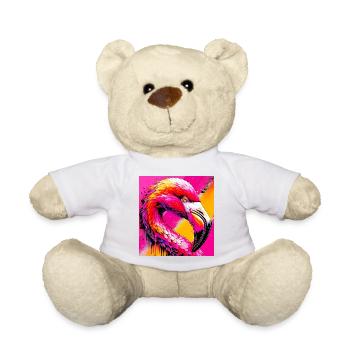 Flamingo - Teddy - Weiß - Vorne
