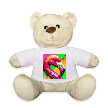 Flamingo - Teddy - Weiß - Vorne