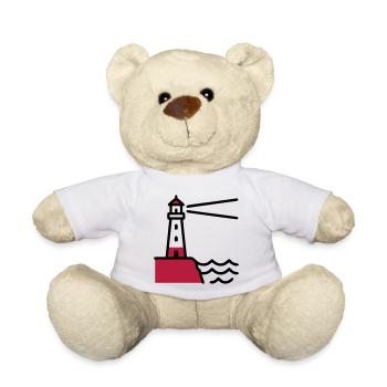 Lighthouse Coast Maritime Sea - Teddy Bear - white - Front