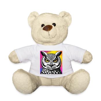 Eule - Teddy - Weiß - Vorne