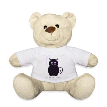 Mondbeschienene Geisterkatze - Teddy - Weiß - Vorne