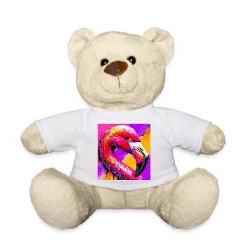 Flamingo - Teddy - Weiß - Vorne