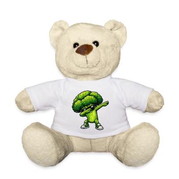 Tamponnement du brocoli - Nounours - blanc - Devant