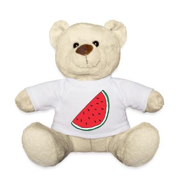 Palestine libre - Nounours - blanc - Devant