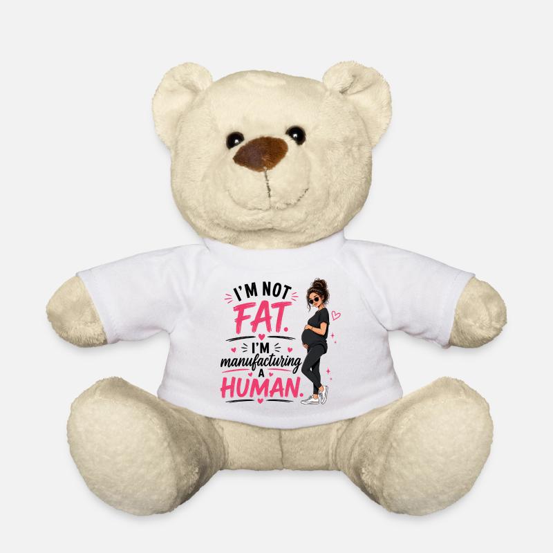 Schwangerer Stolz - Teddy - Weiß