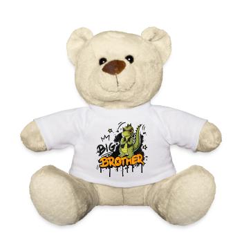 Dino Großer Bruder Style - Teddy - Weiß - Vorne