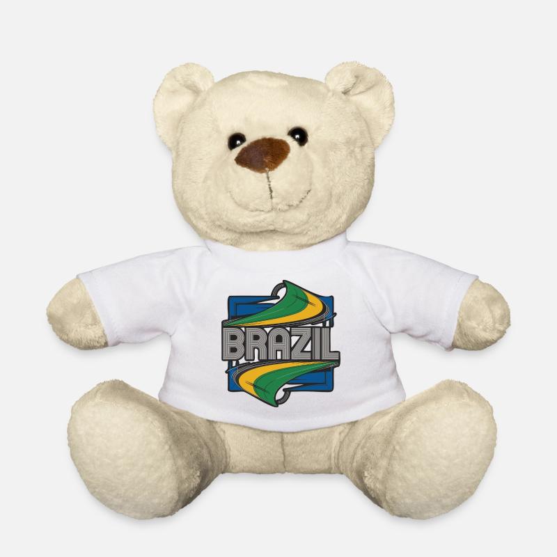 Brazil - Teddy Bear - white