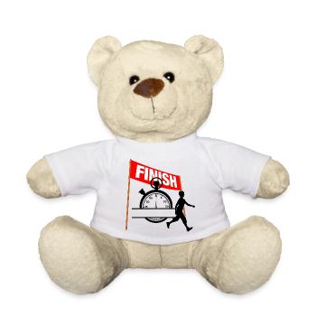 Walking Finish Time Women - Teddy Bear - white - Front