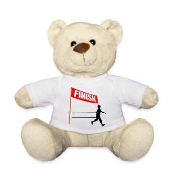 Walking Finish Custom Women - Teddy Bear - white - Front