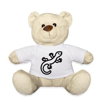 Eidechse - Teddy - Weiß - Vorne