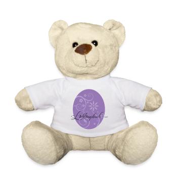 Lieblingsbuch Florale Eleganz lila - Teddy - Weiß - Vorne