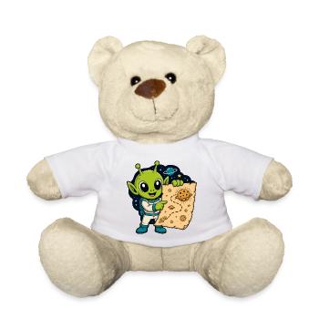 Außerirdischer All-Kartograf - Teddy - Weiß - Vorne