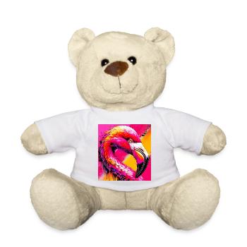 Flamingo - Teddy - Weiß - Vorne