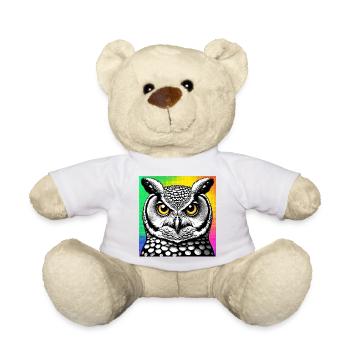 Eule - Teddy - Weiß - Vorne
