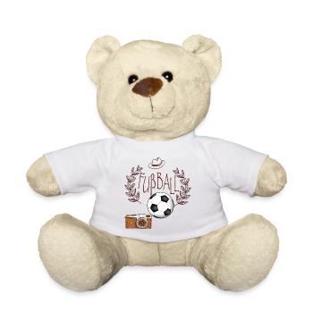 Caméra de football vintage - Nounours - blanc - Devant