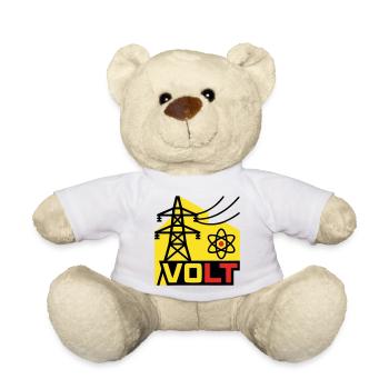 High Voltage Volt Logo - Nounours - blanc - Devant