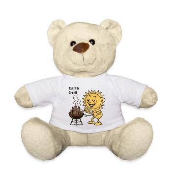 Soleil Barbecue Urbain - Nounours - blanc - Devant