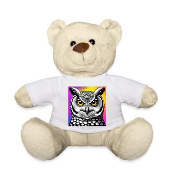hibou - Nounours - blanc - Devant