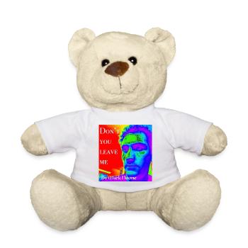 Don't you leave me by Mark Noone - Teddy Bear - white - Front