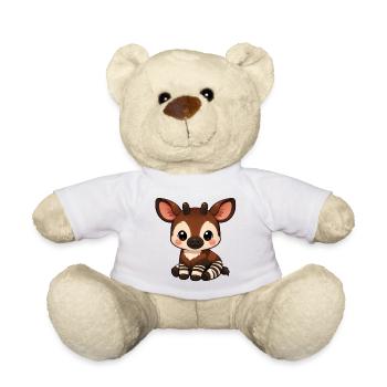 Okapi - Nounours - blanc - Devant