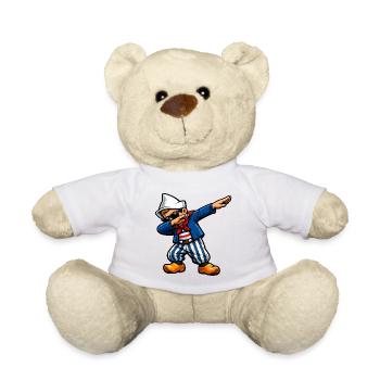 Dabbing Holländer - Teddy - Weiß - Vorne