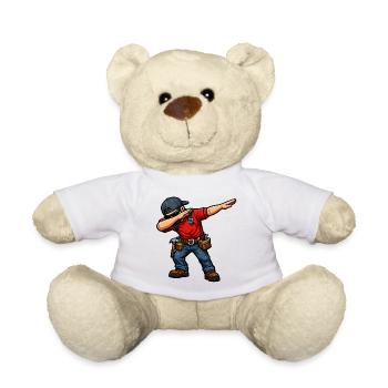 Dabbing Dachdecker - Teddy - Weiß - Vorne