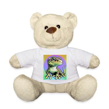 Gecko - Teddy Bear - white - Front