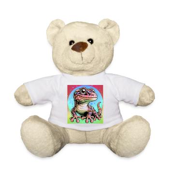 Gecko - Teddy Bear - white - Front