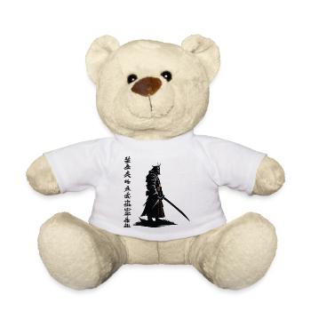 Samurai-Schatten: Katana Noir - Teddy - Weiß - Vorne