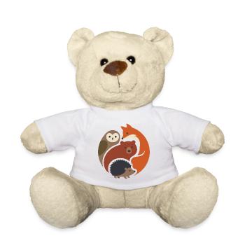 Outdoor Adventure - Respect the Locals - Teddy Bear - white - Front