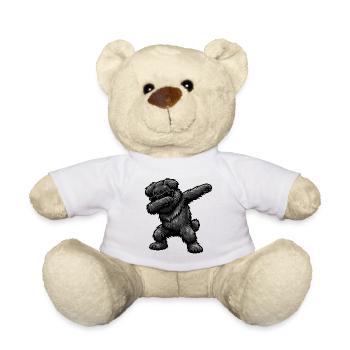 Dapping de Bouvier des Flandres - Nounours - blanc - Devant