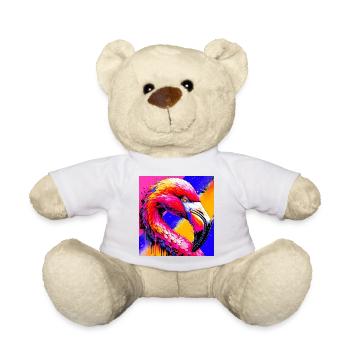 Flamingo - Teddy - Weiß - Vorne
