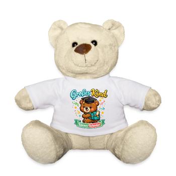 Kleines Wunder Bär Abschluss - Teddy - Weiß - Vorne