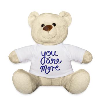 You are more - Teddy Bear - white - Front