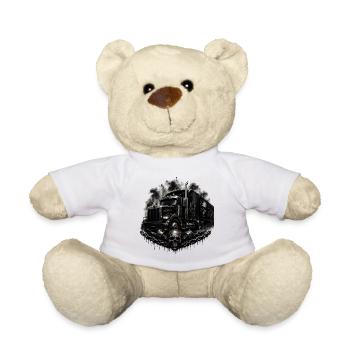 Trucker love - Teddy Bear - white - Front