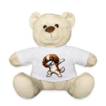Dab King Charles Spaniel - Nounours - blanc - Devant