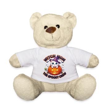 Witch Mom The Spooky Crew - Teddy Bear - white - Front