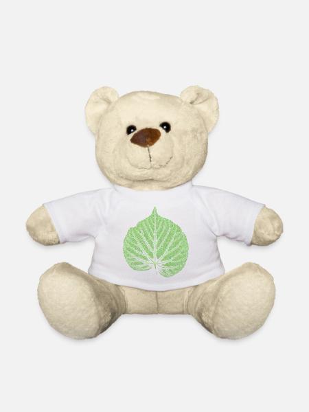 Blatt Linde / Lindenblatt - Natur & Wald  - Teddy - Weiß