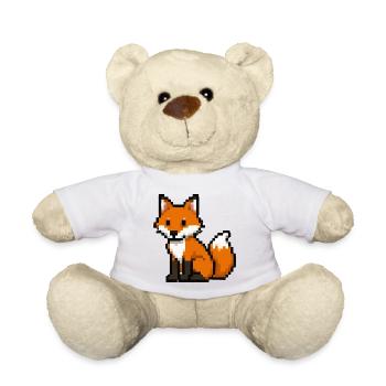 Pixel Fuchs - Teddy - Weiß - Vorne