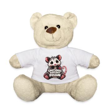 Emotional Support Possum - Teddy - Weiß - Vorne