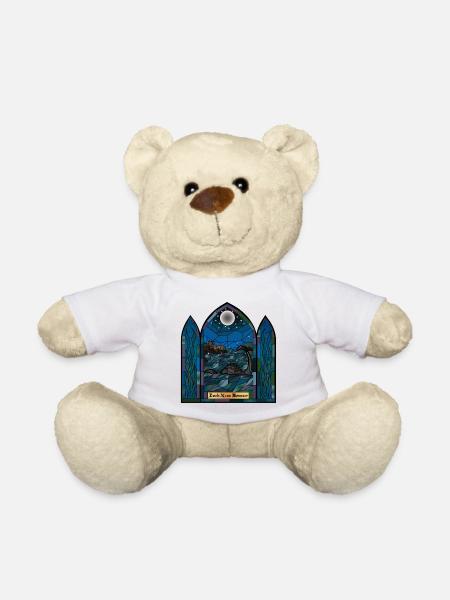 Loch Ness Monster Buntglas - Teddy - Weiß