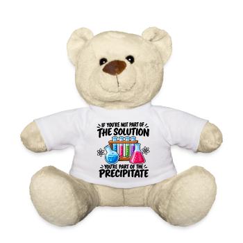 Lustige Chemie-Wissenschaftslehrerin Labor-Geek-Kunst - Teddy - Weiß - Vorne
