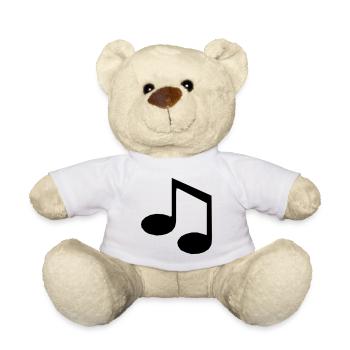 Musiknote - Teddy - Weiß - Vorne